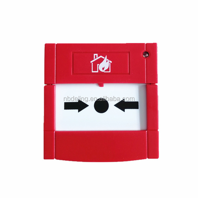 manual call point for conventional fire alarm 87x87x51mm